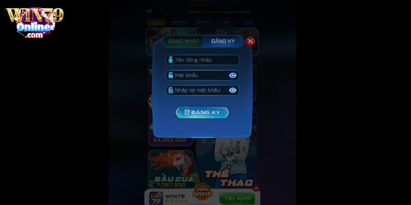 Đăng ký Win79
