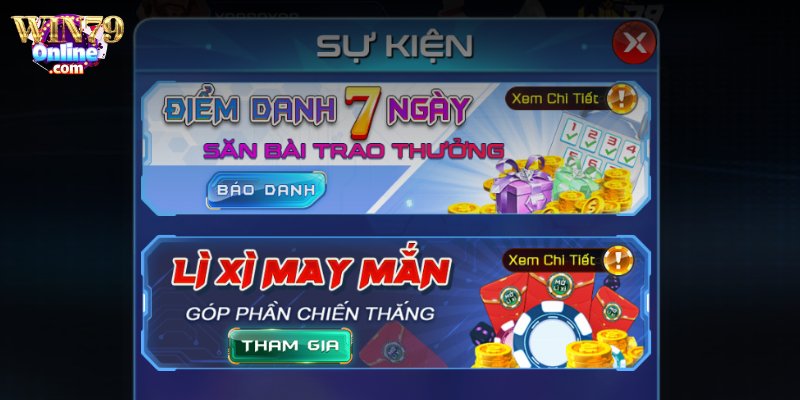 Đăng nhập chơi game và nhận ưu đãi Win79