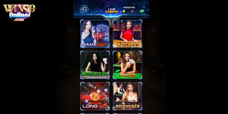 Giới thiệu chung về Live Casino Win79