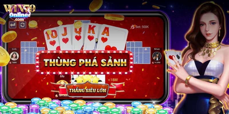 Liên kết lá bài trong Mậu Binh Win79